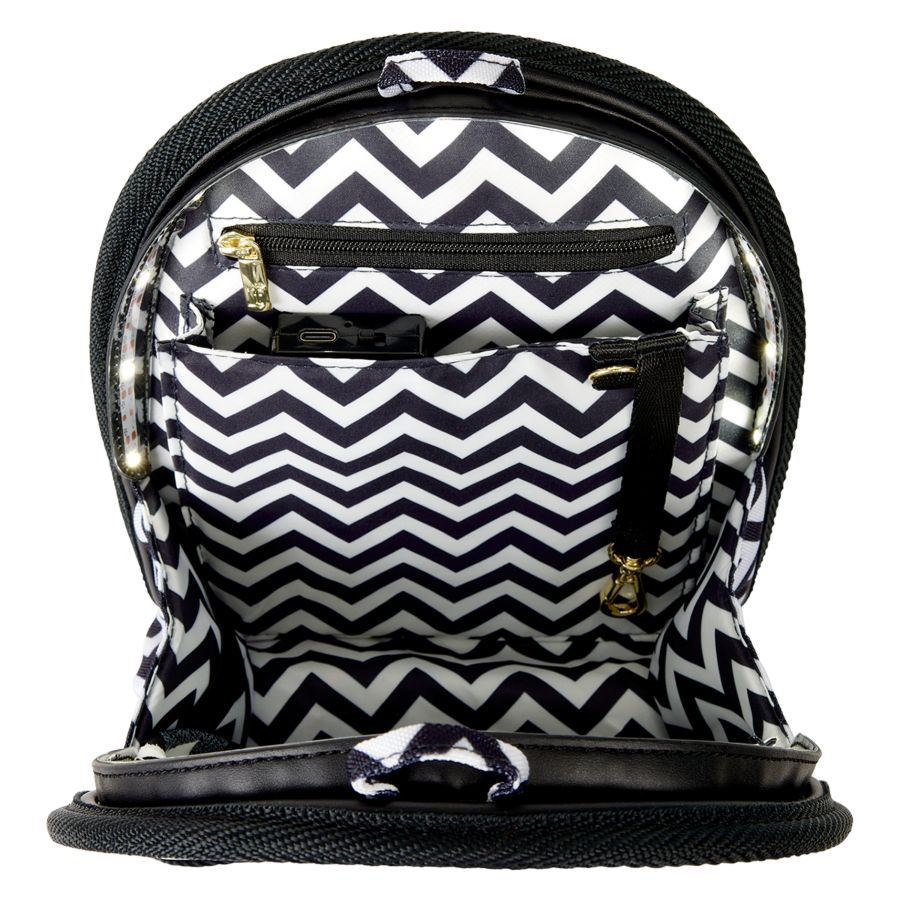 Loungefly - Zig Zag Light-Up Mini Backpack Insert Organiser