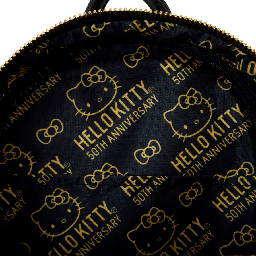 Hello Kitty - 50th Anniversary Metallic Gold Mini Backpack