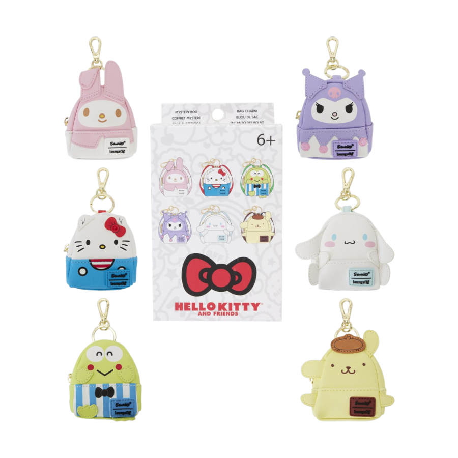 Hello Kitty - Hello Kitty 50th Anniversary Classic Mystery Bag Charm Assortment (Display of 15)