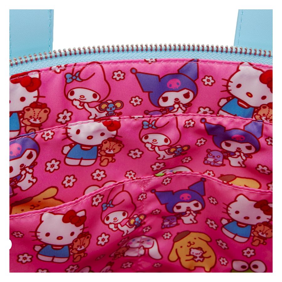 Hello Kitty - Cinnamoroll Sherpa Tote Bag with Coin Bag