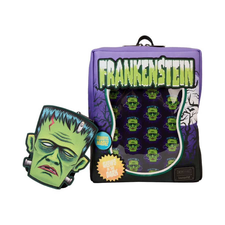 Universal Monsters - Frankenstein Neon Mask Mini Backpack