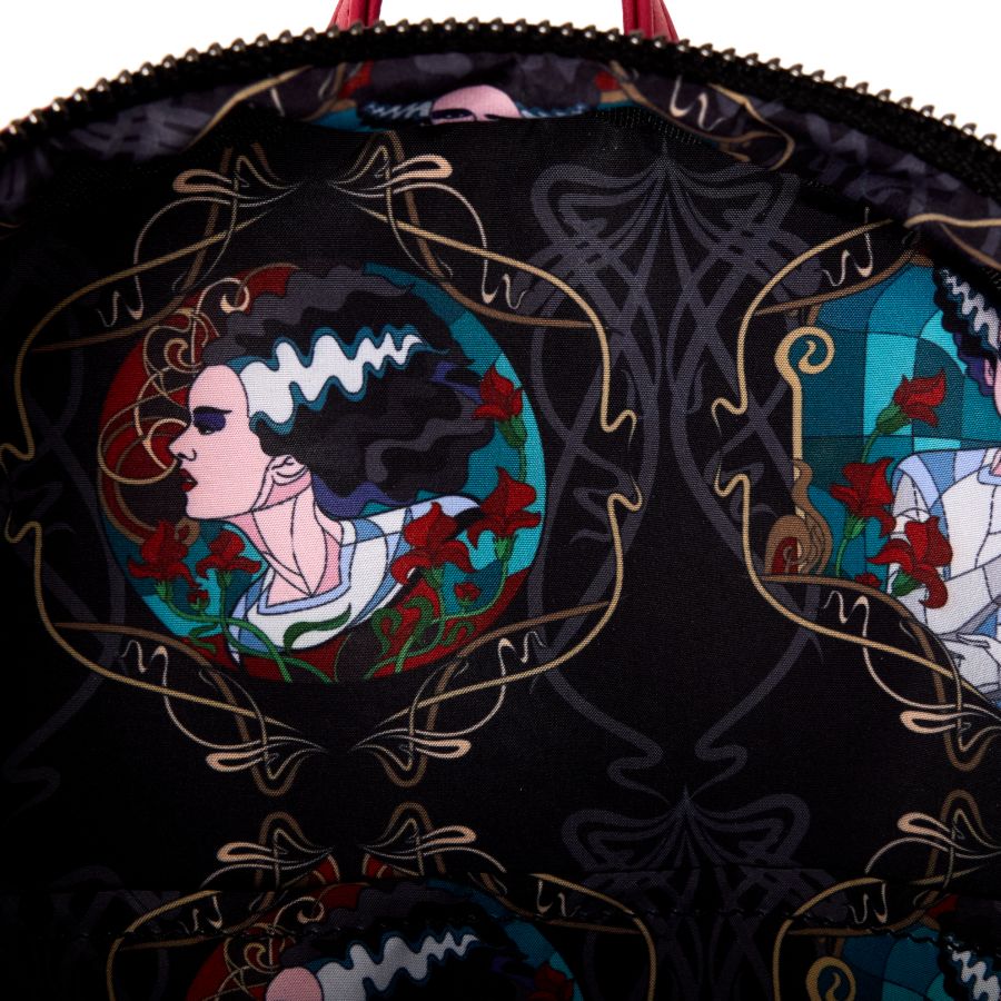 Universal Monsters - The Bride of Frankenstein Stained Glass Mini Backpack
