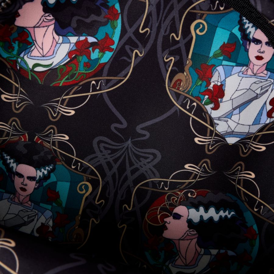 Universal Monsters - The Bride of Frankenstein Stained Glass Crossbody Bag