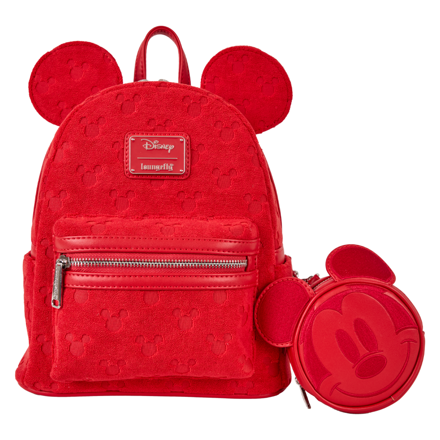 Disney - Mickey Ears Burnout Mini Backpack