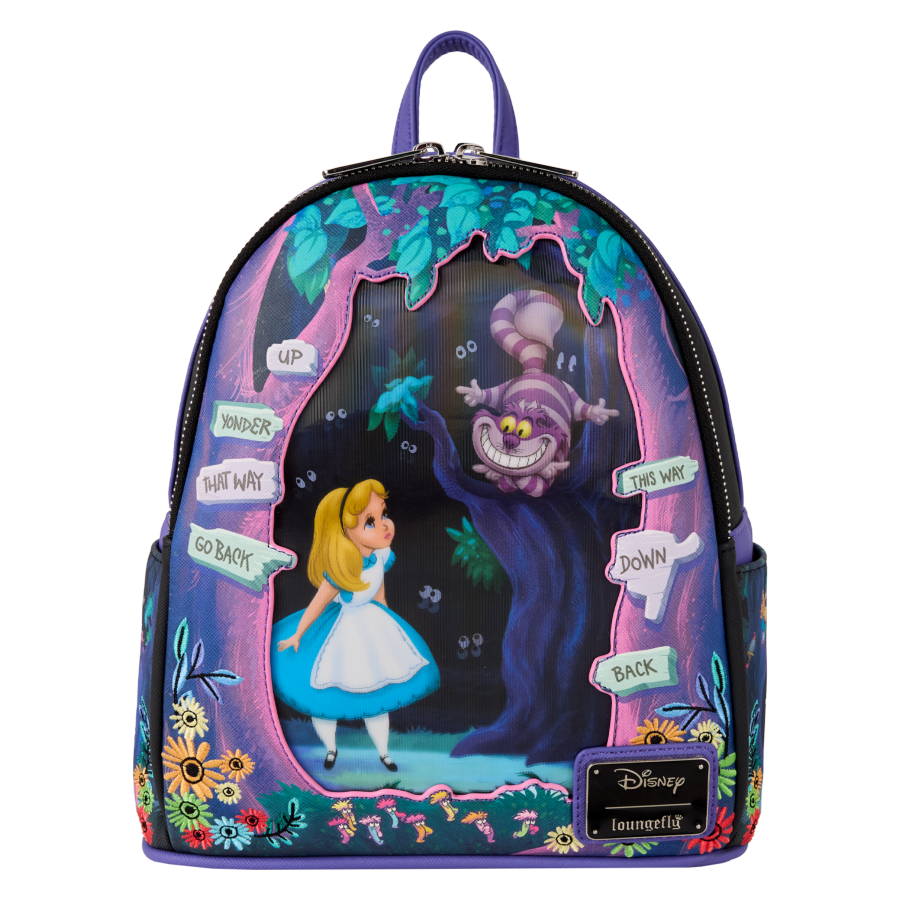 Alice in Wonderland - Alice & Cheshire Cat Mini Backpack