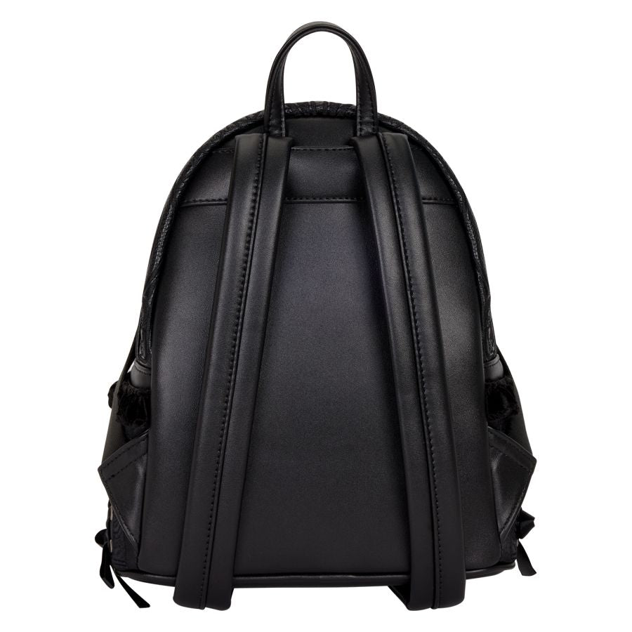 Disney Villains - Black Faux Leather with Velvet Trim Mini Backpack