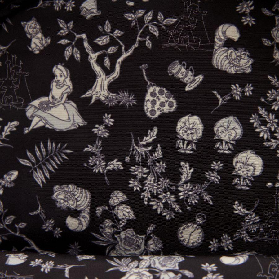 Alice in Wonderland - Embroidered Floral Mini Backpack