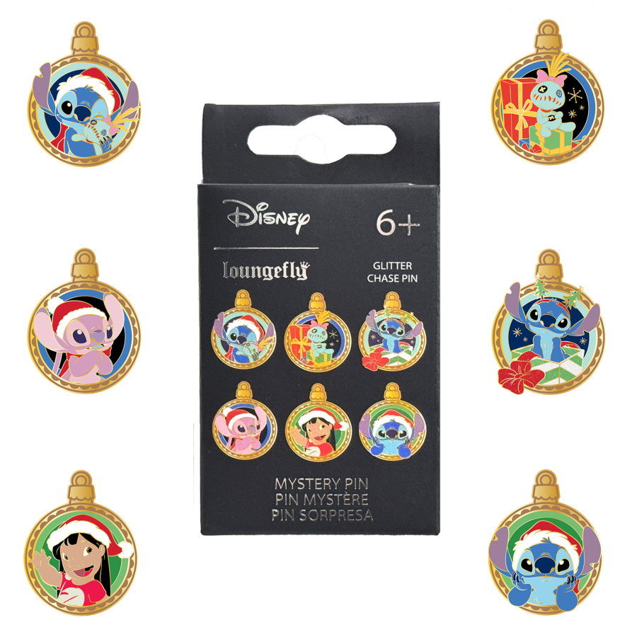 Lilo & Stitch - Holiday Ornaments Mystery Box Pins (Display of 12)