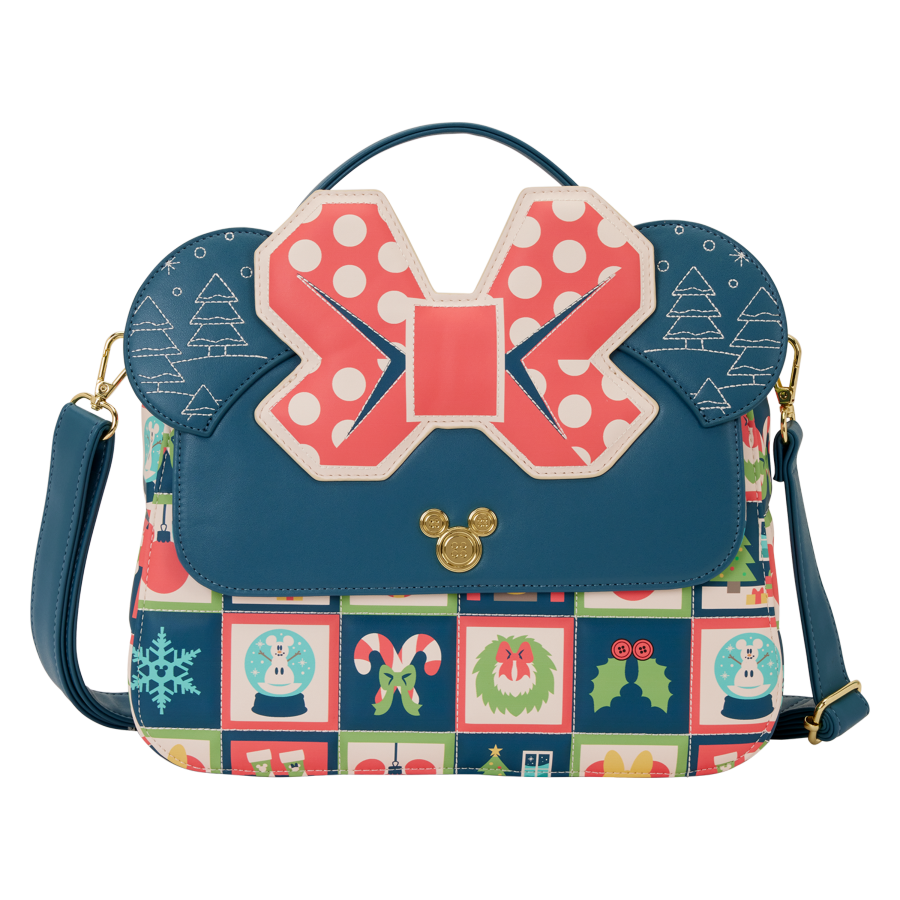 Disney - Mickey & Minnie Holiday Crossbody Bag