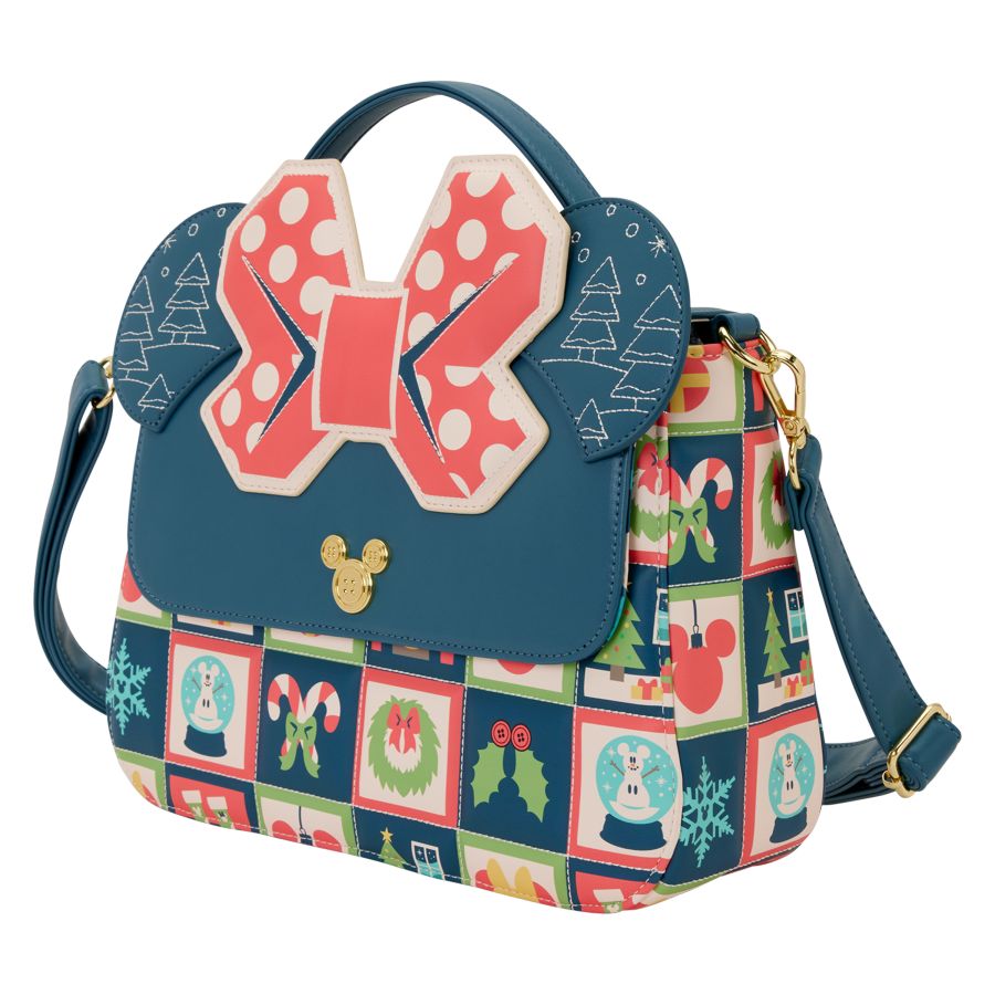 Disney - Mickey & Minnie Holiday Crossbody Bag