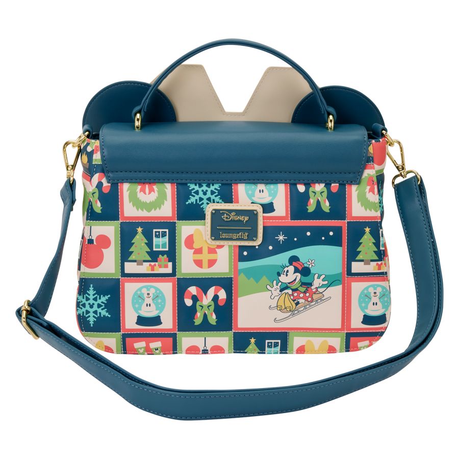 Disney - Mickey & Minnie Holiday Crossbody Bag