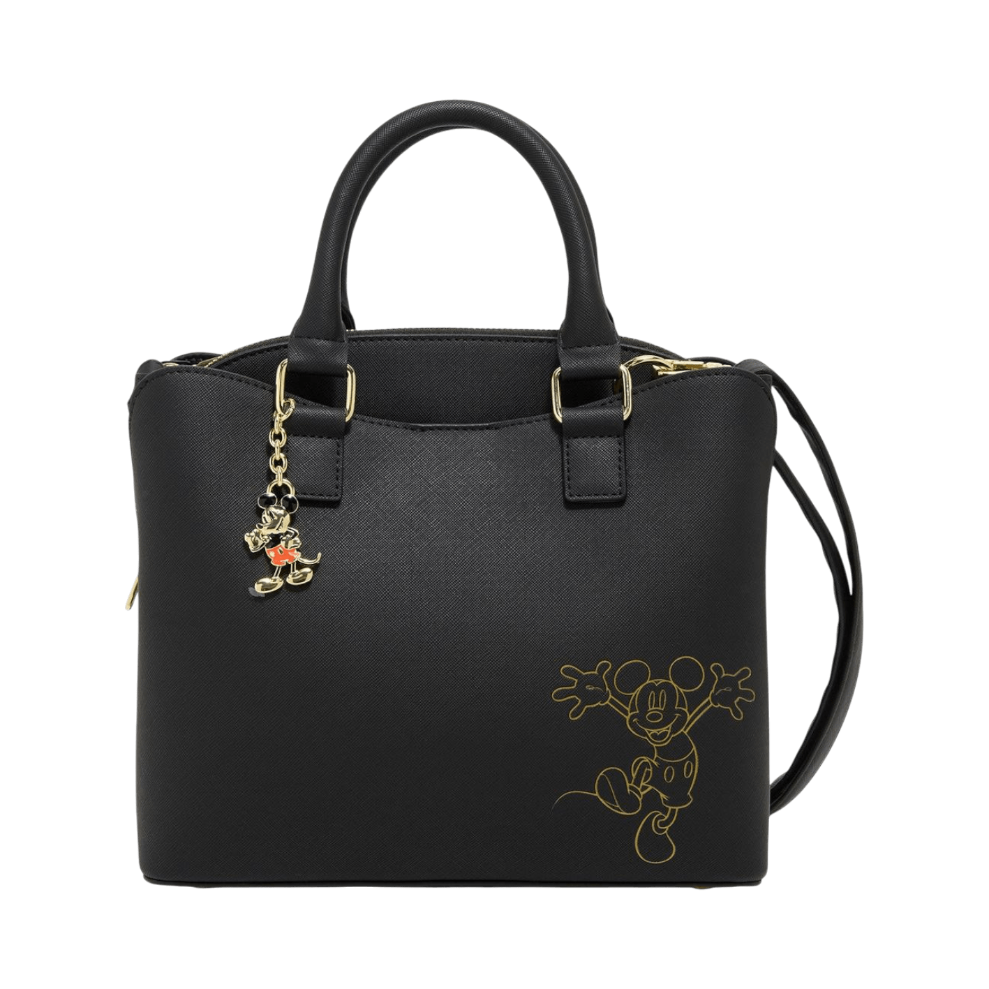 Mickey Mouse - Minimal Gold Foil Cross Body Bag Tote