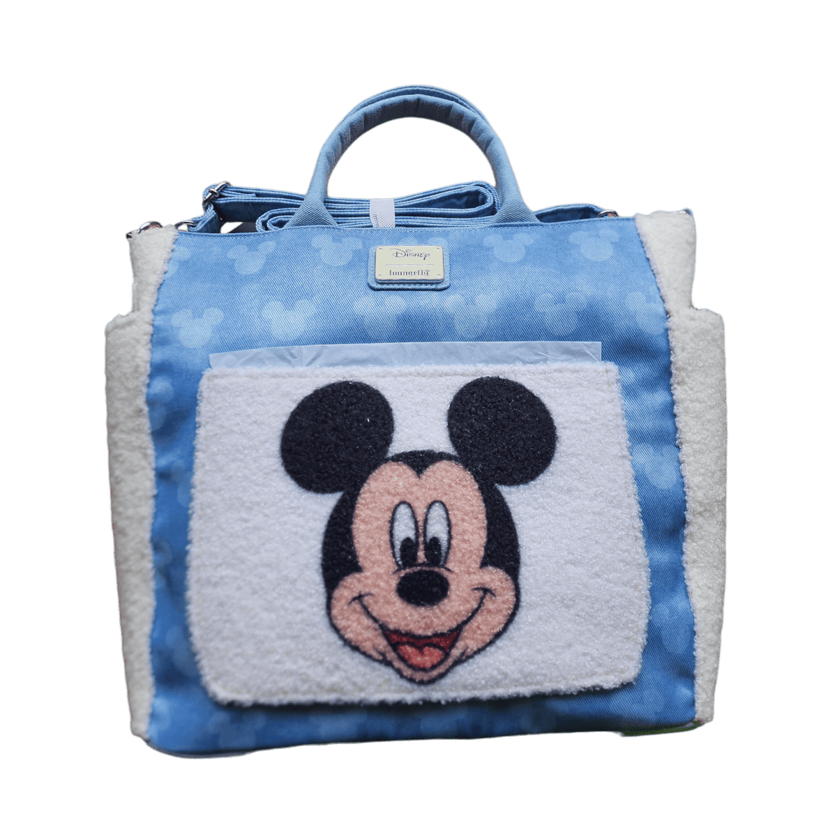 Mickey Mouse - Sherpa Denim Tote Bag