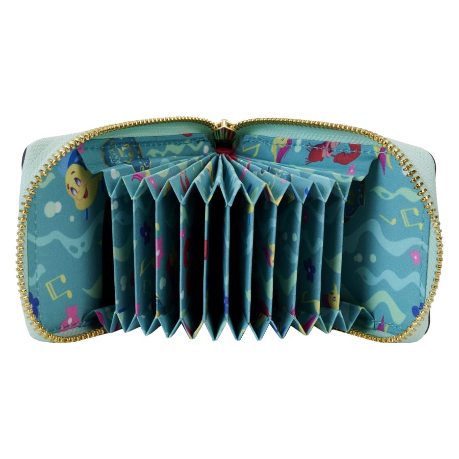 The Little Mermaid (1989) 35th Anniversary - Life Is The Bubbles Zip Around Wallet