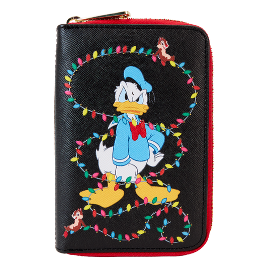 Disney - Donald wrapped in Lights Zip Wallet
