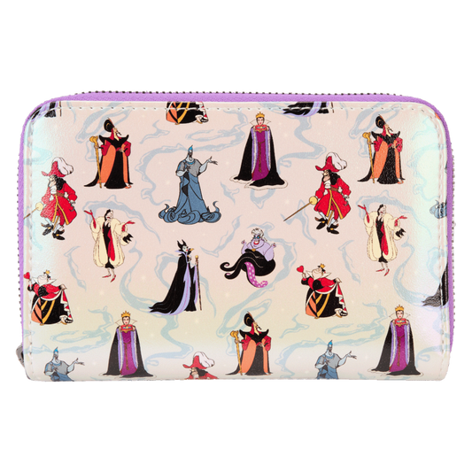 Disney Villans - Iridescent Zip Wallet