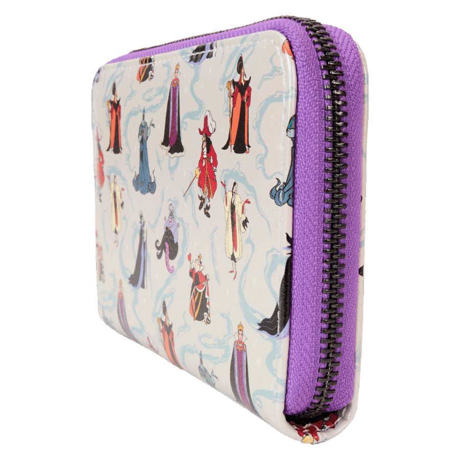 Disney Villans - Iridescent Zip Wallet