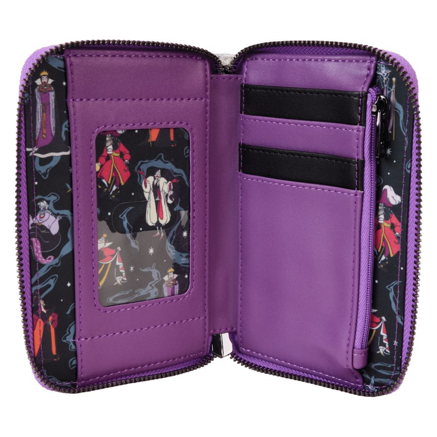 Disney Villans - Iridescent Zip Wallet