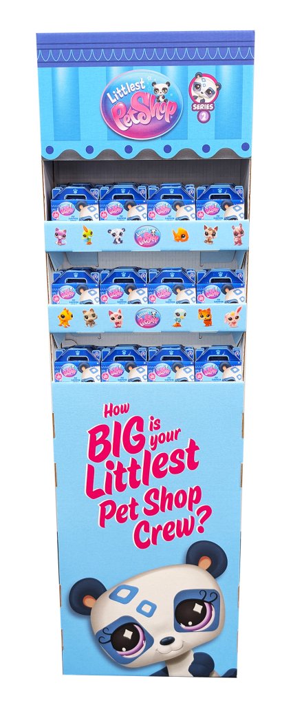 Littlest Pet Shop Sidekick Display w/ 49 Pet Surprise Blinds