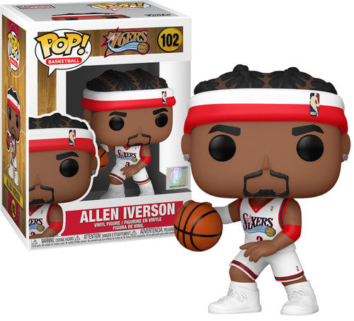 NBA: Legends - Allen Iverson (Sixers Home) Pop! Vinyl #102