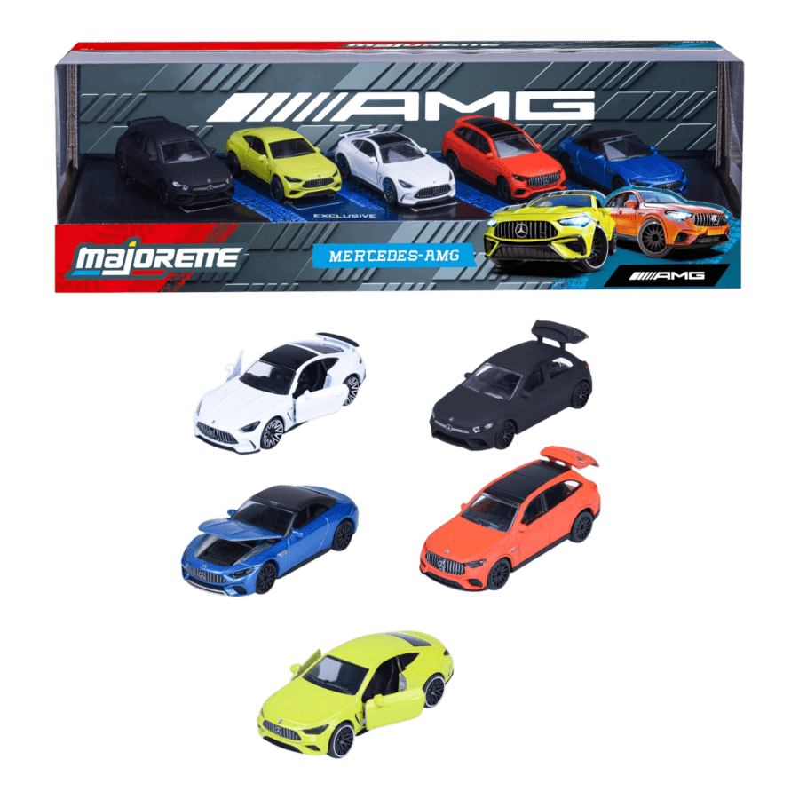 Majorette - 1:64 Mercedes AMG 5 Pieces Giftpack