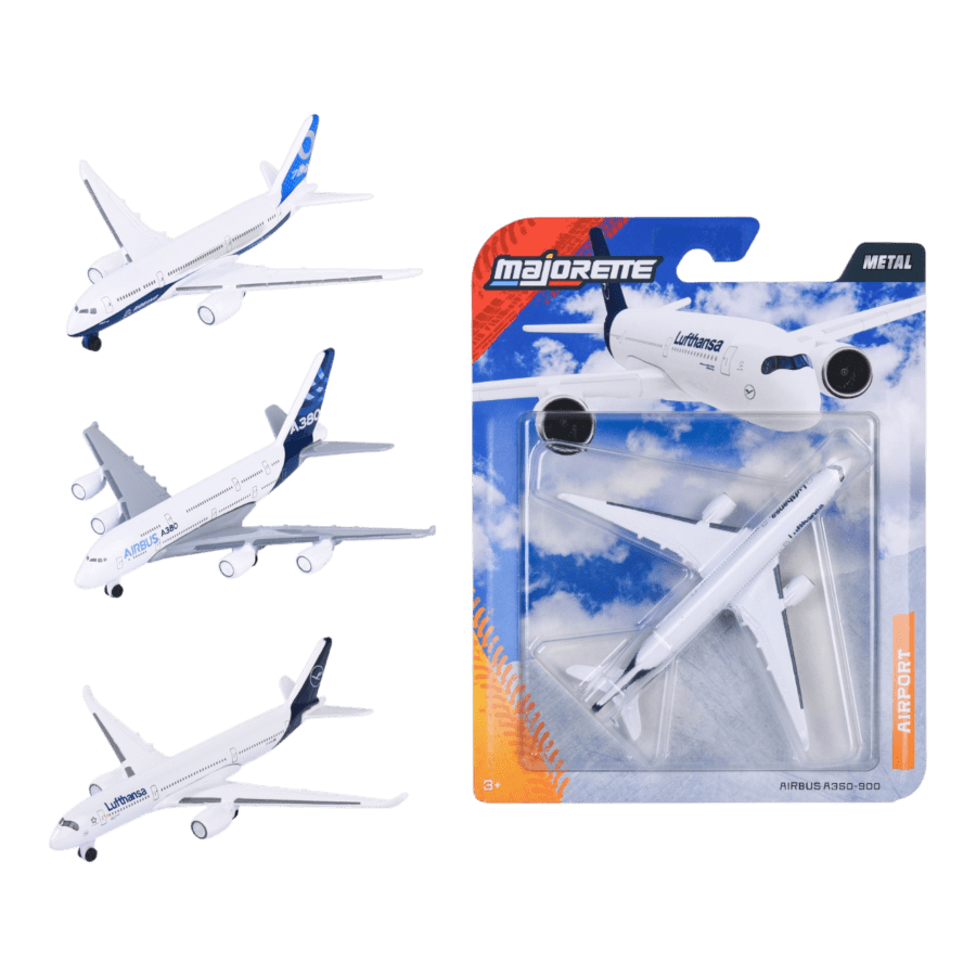 Majorette - 1:64 Airplane 12ct H/S
