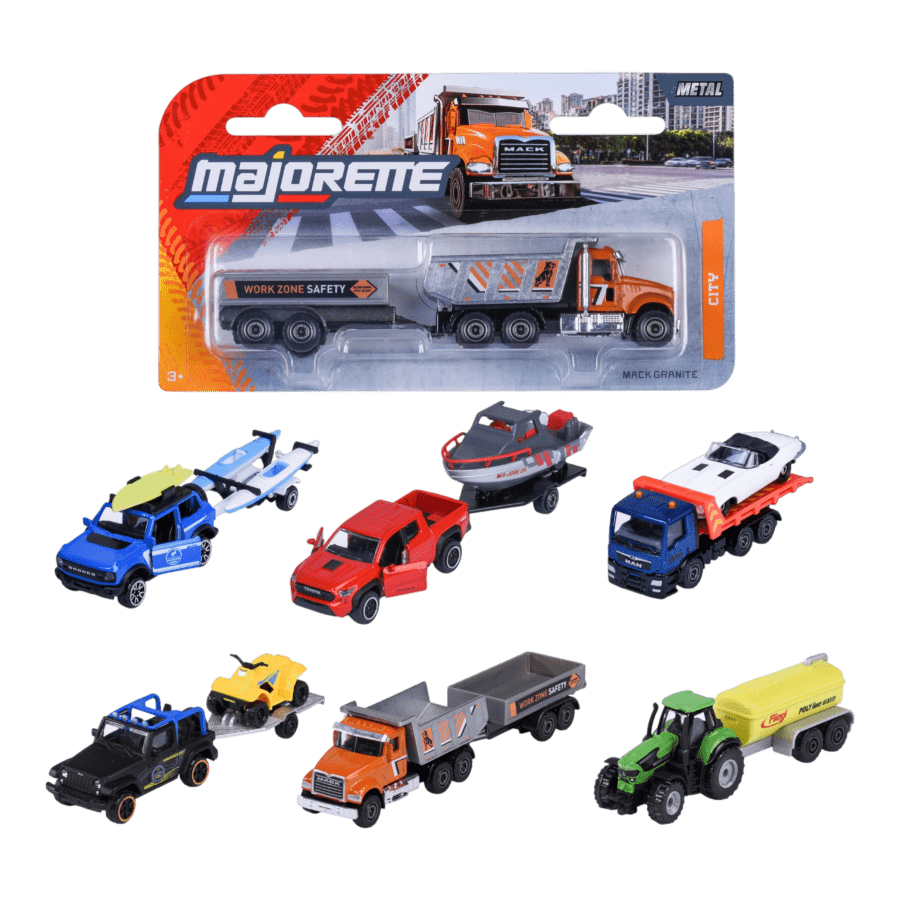 Majorette - 1:64 City Trailer 12ct H/S