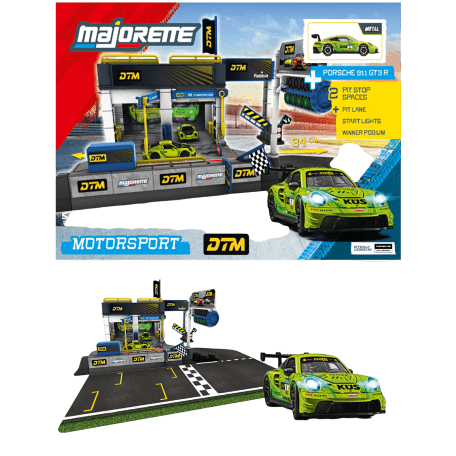 Majorette - 1:64 Motorsport DTM Pit Stop w/Porsche