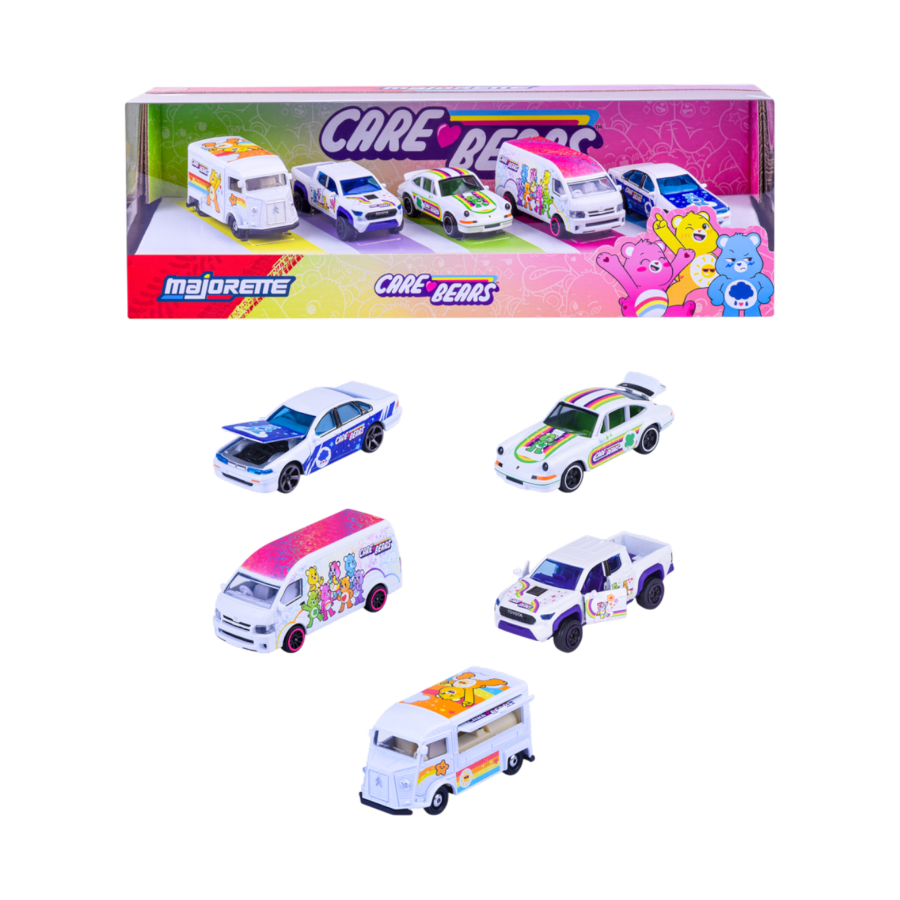 Majorette - Care Bears Mini Car 5-Pack
