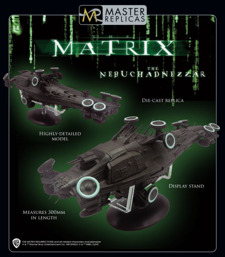 The Matrix - The Nebuchadnezzar Ship Diecast Replica