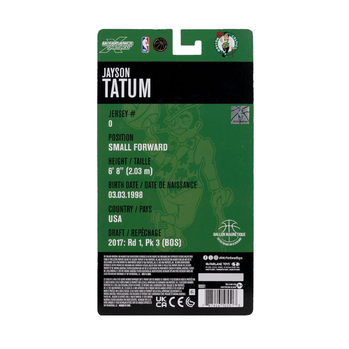 NBA - Jayson Tatum (Boston Celtics) 6" Articulated Figure