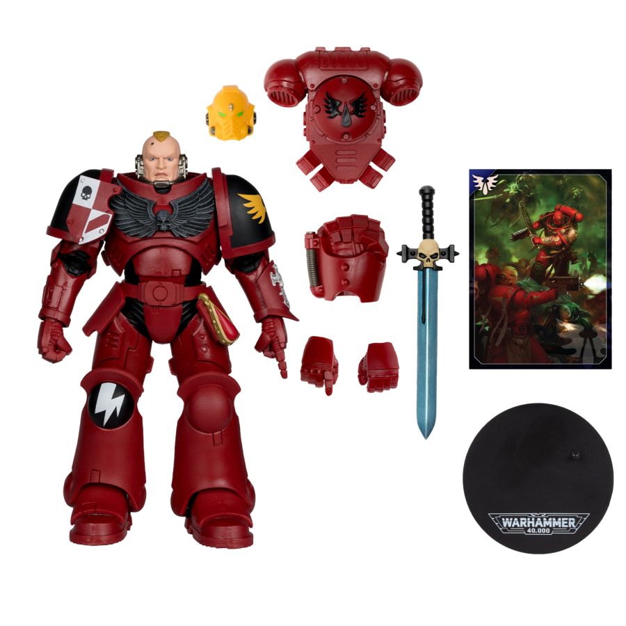 Warhammer 40,000 - Blood Angel Assault Intercessor Sergeant 7" Action Figure