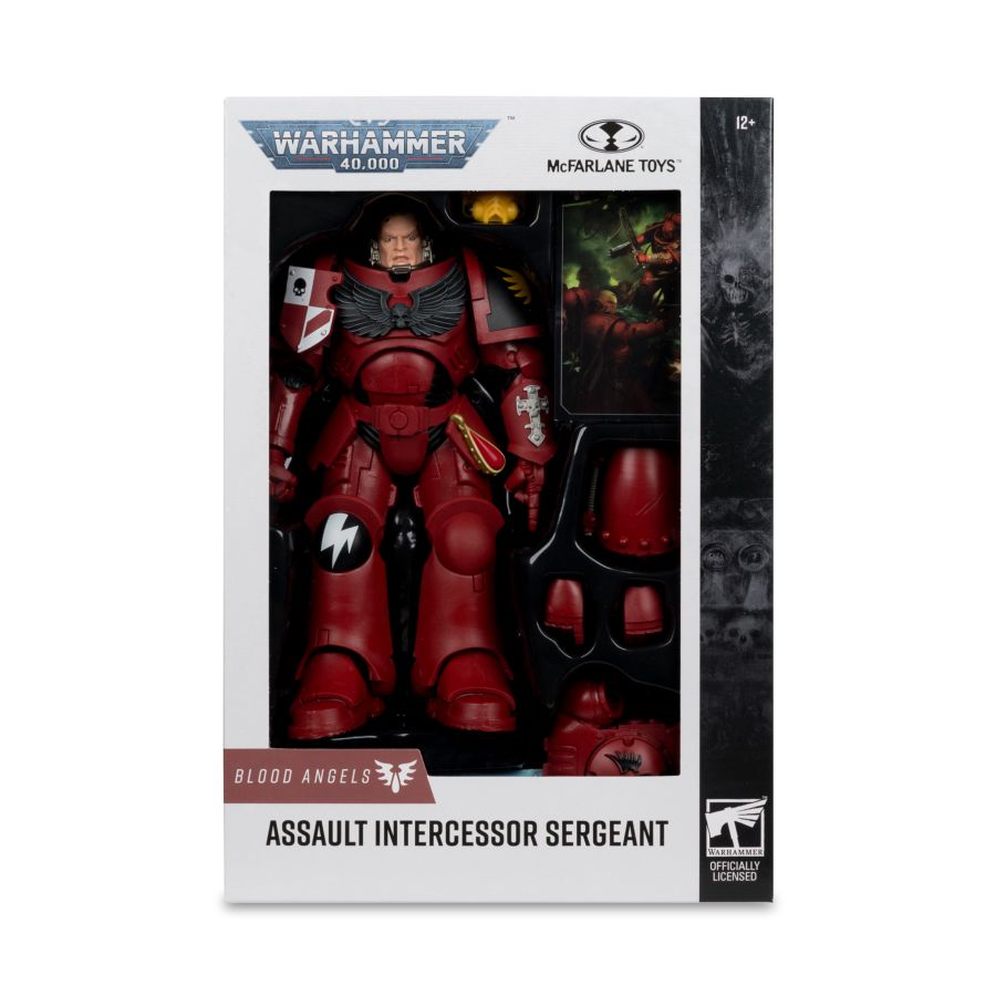 Warhammer 40,000 - Blood Angel Assault Intercessor Sergeant 7" Action Figure