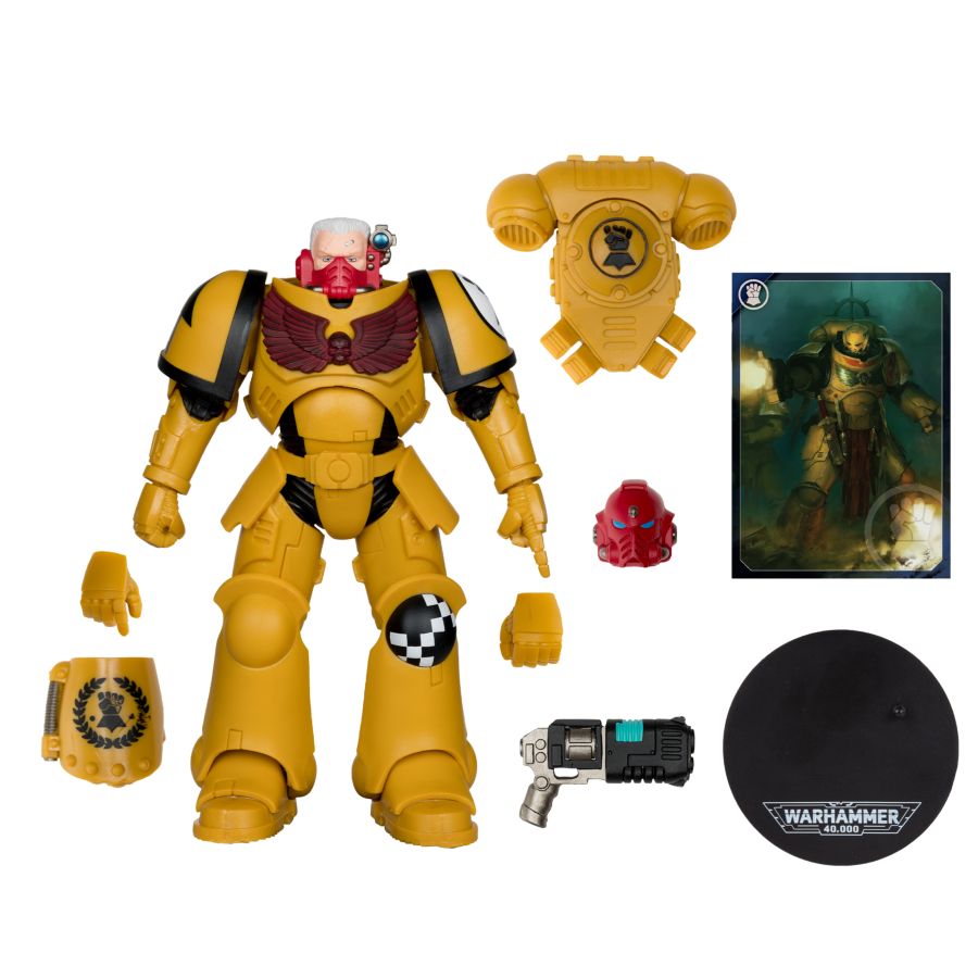 Warhammer 40,000 - Imperial Fist Intercessor Sergeant (Gold Label) 7" Action Figure