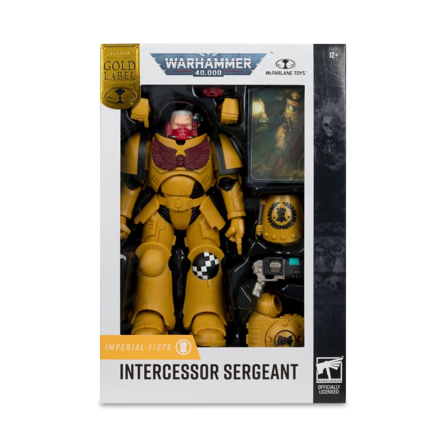 Warhammer 40,000 - Imperial Fist Intercessor Sergeant (Gold Label) 7" Action Figure