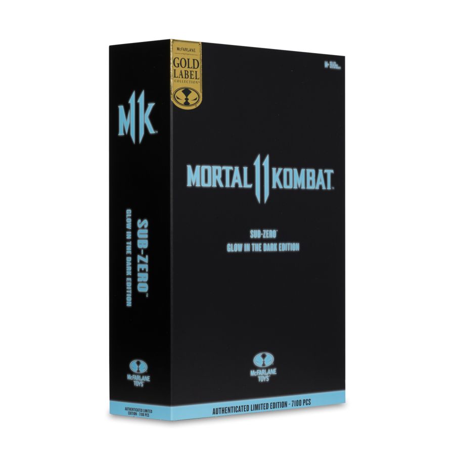 Mortal Kombat II - Sub-Zero (Glow-in-the-Dark) (Gold Label) 7" Figure