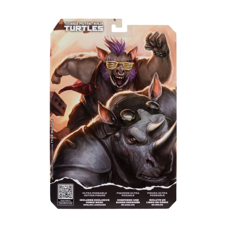 Teenage Mutant Ninja Turtles - Bebop Page Punchers 5" Figure with Comic