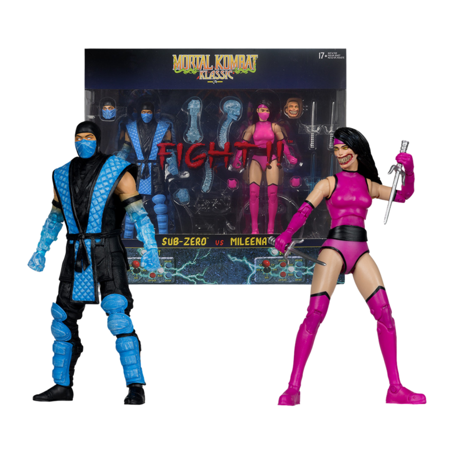 Mortal Kombat - Sub-Zero vs Milena Klassics 7" Action Figure 2-Pack