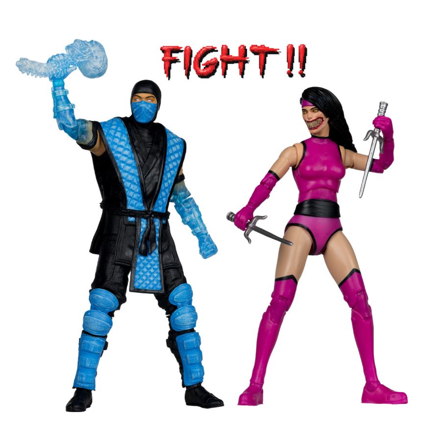 Mortal Kombat - Sub-Zero vs Milena Klassics 7" Action Figure 2-Pack