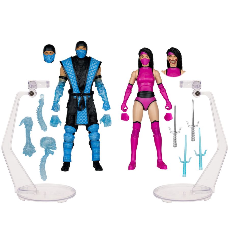 Mortal Kombat - Sub-Zero vs Milena Klassics 7" Action Figure 2-Pack