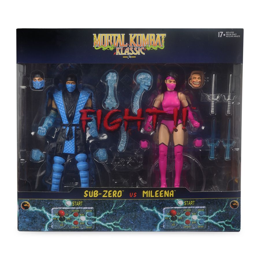 Mortal Kombat - Sub-Zero vs Milena Klassics 7" Action Figure 2-Pack