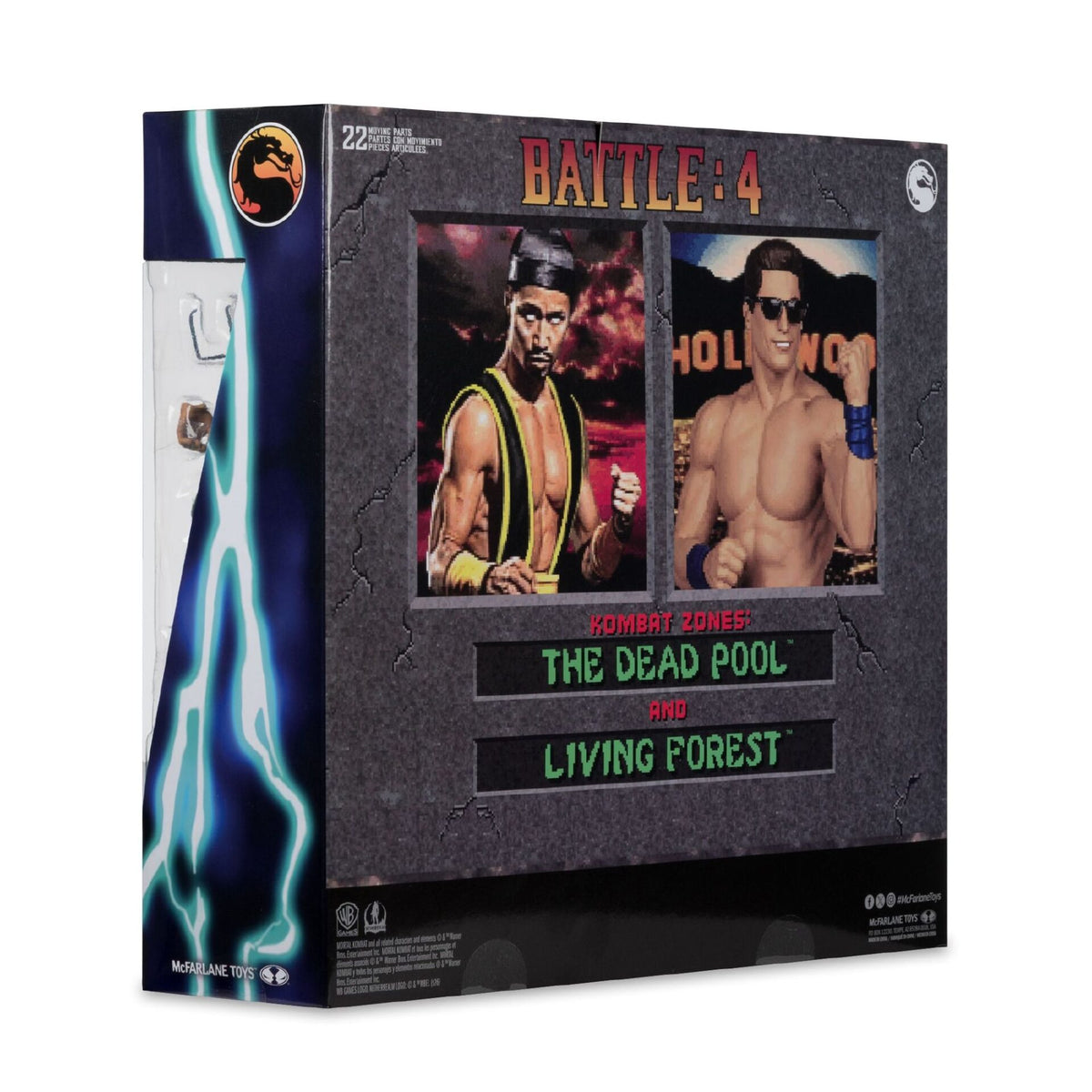 Mortal Kombat: Klassic - Shang Tsungs Vs Johnny Cage 7" Action Figure 2-Pack