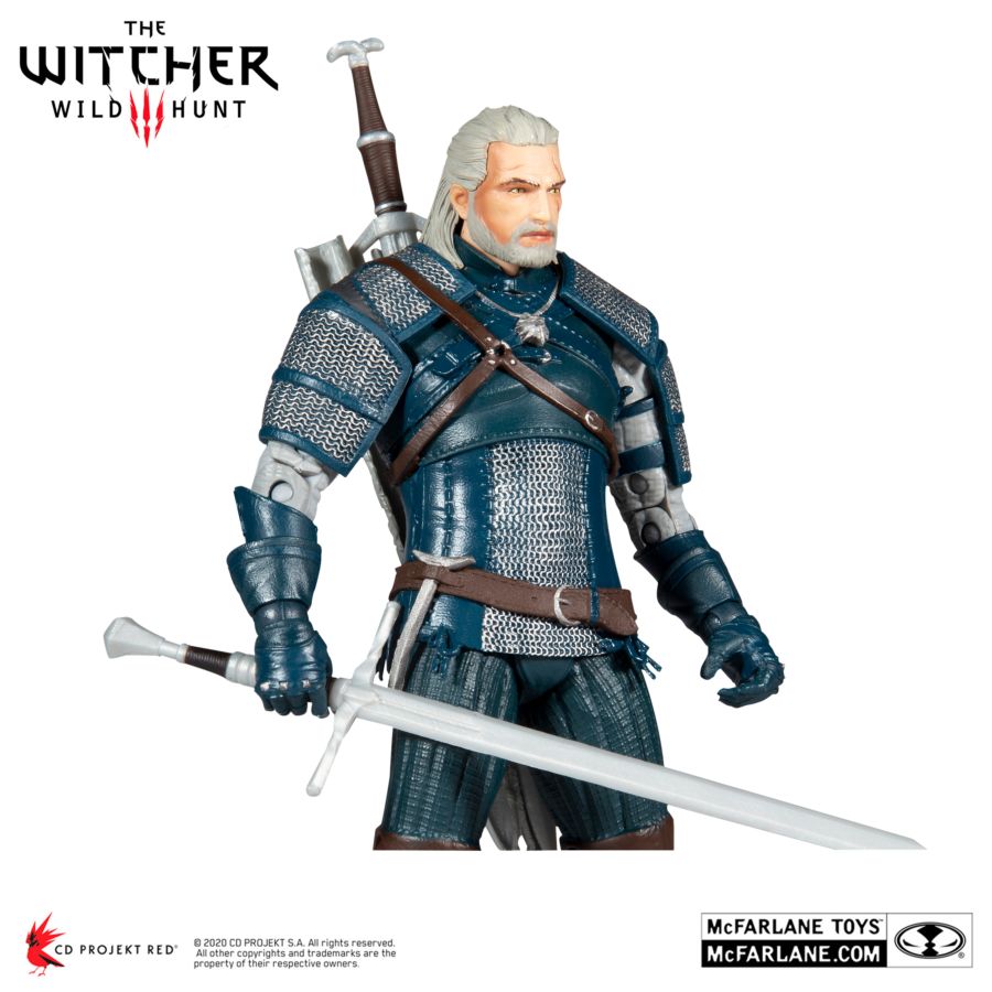 The Witcher 3: Wild Hunt - Geralt of Rivia Viper Armour (Teal-Dye) 7" Scale Action Figure