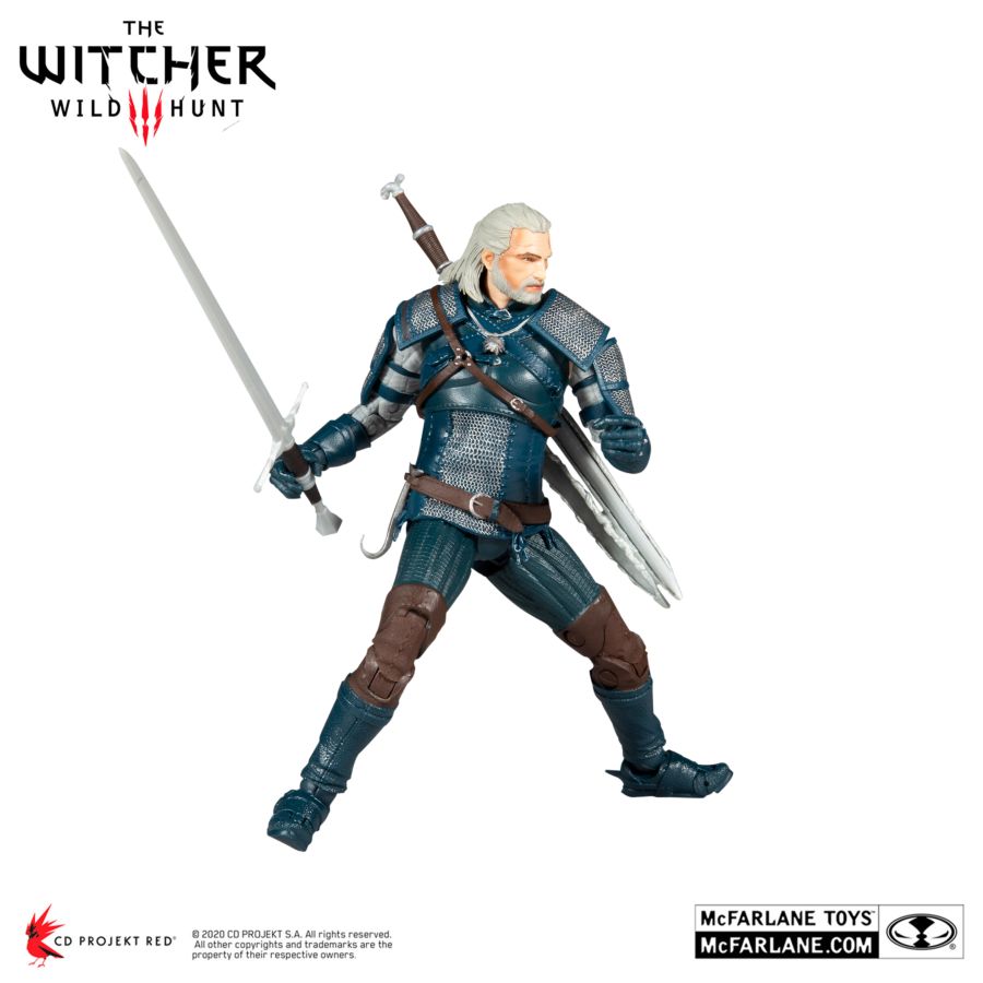 The Witcher 3: Wild Hunt - Geralt of Rivia Viper Armour (Teal-Dye) 7" Scale Action Figure