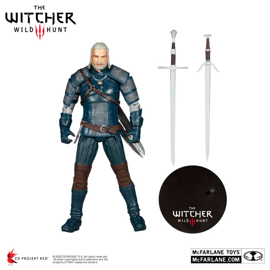 The Witcher 3: Wild Hunt - Geralt of Rivia Viper Armour (Teal-Dye) 7" Scale Action Figure