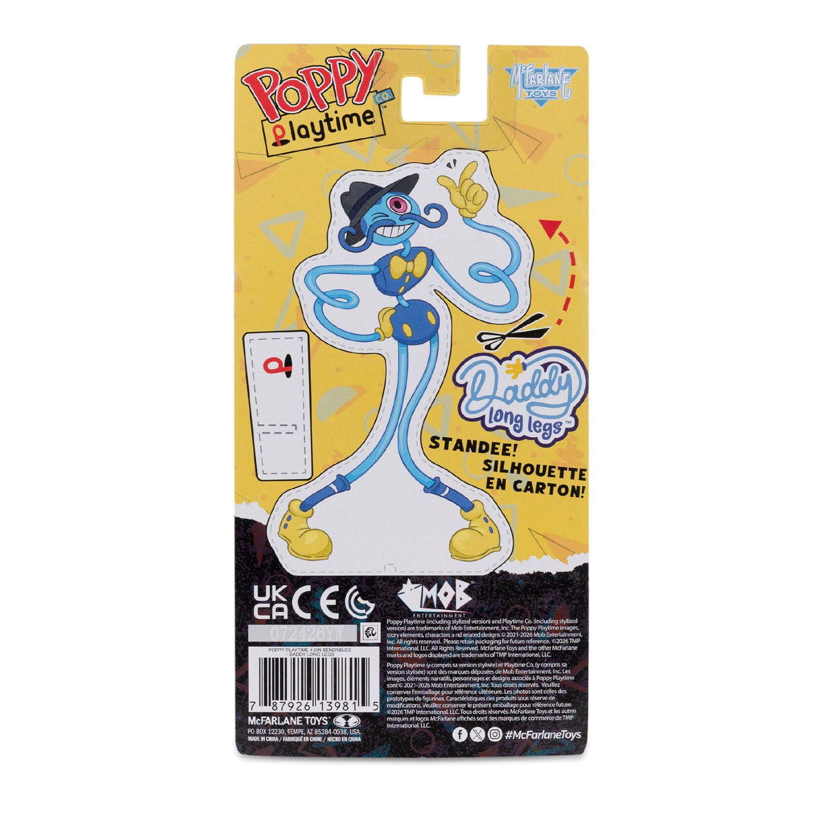 Poppy Playtime - Daddy Long Legs 4.5" Bendable Figure