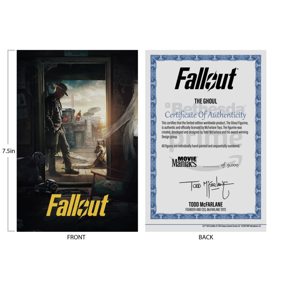 Fallout (TV) - Movie Maniacs (Season 2) The Ghoul 6" Posed Figure