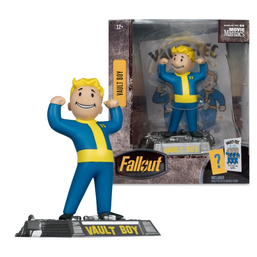 Fallout (TV) - Vault Boy Movie Maniacs 6" Posed Assortment (6 Pieces)