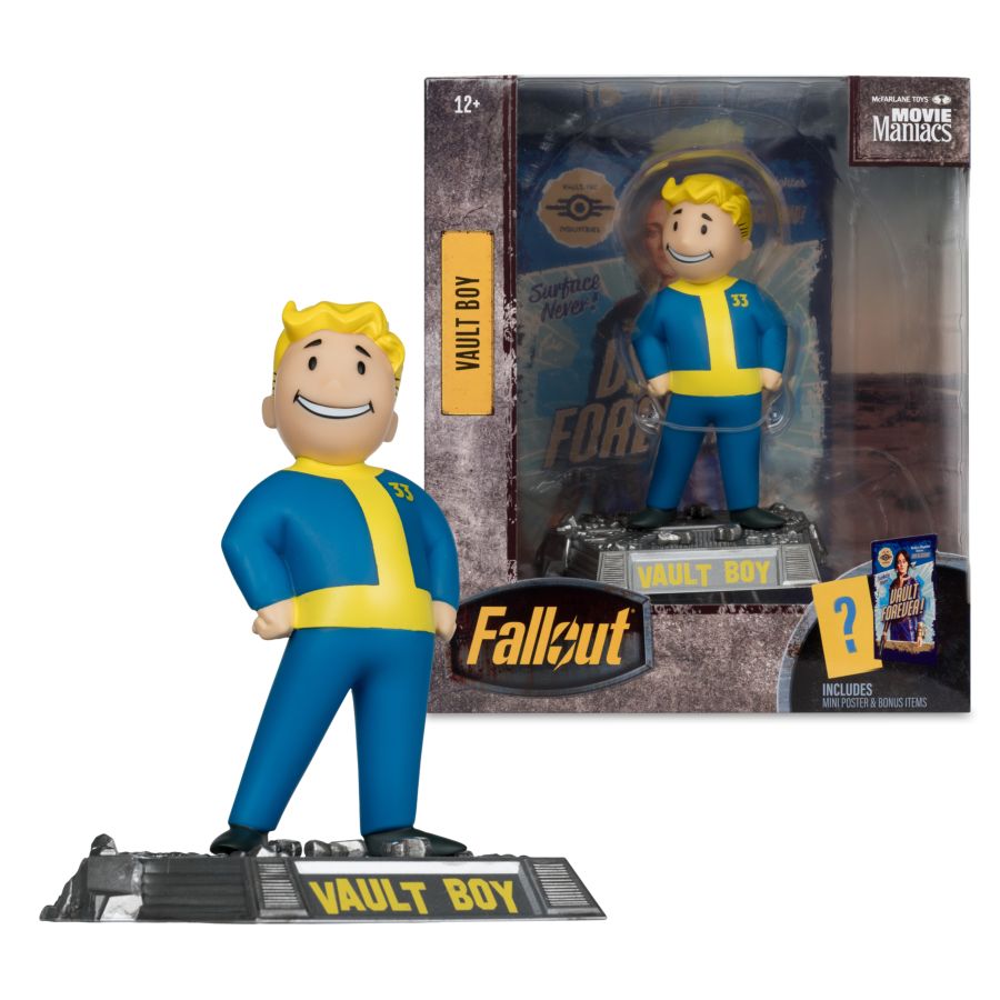 Fallout (TV) - Vault Boy Movie Maniacs 6" Posed Assortment (6 Pieces)