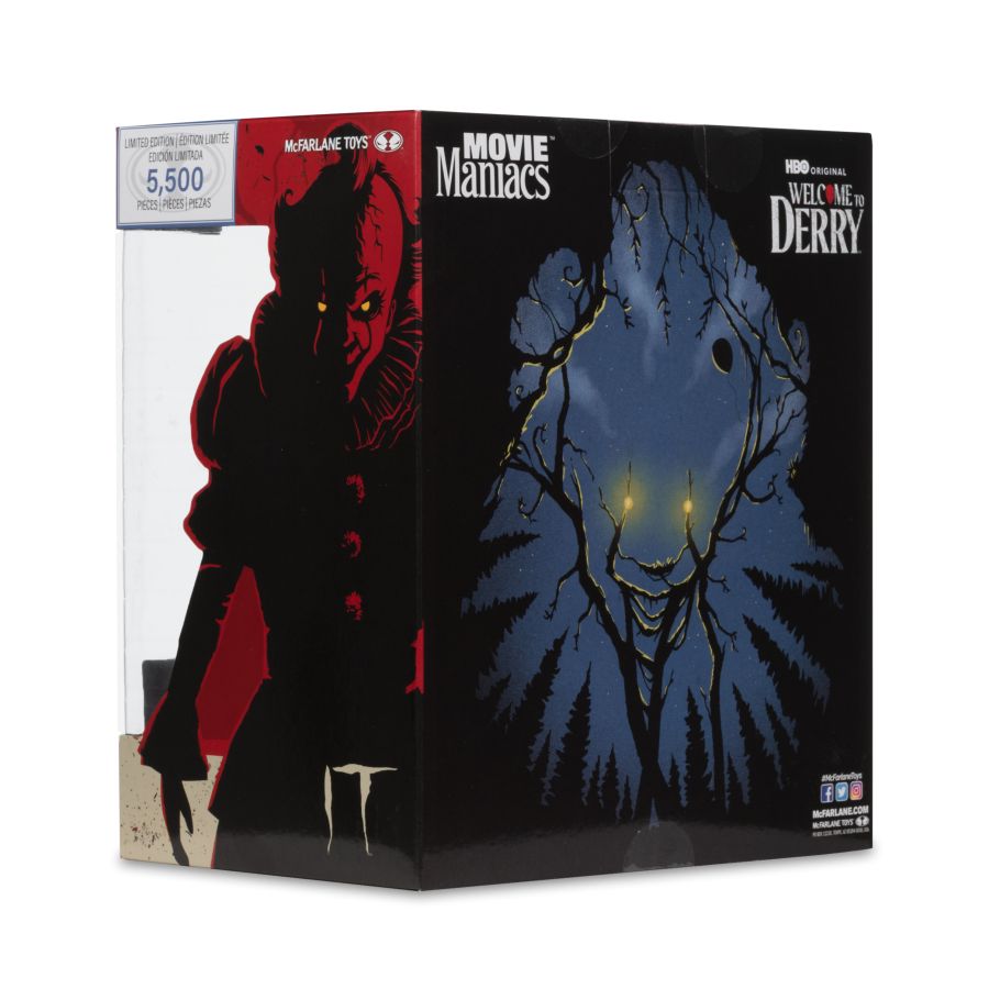 Welcome to Derry - Pennywise 6" Movie Maniacs Figure